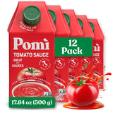 Pomi Italian Tomato Sauce, Case of 12 - 17.64 fl oz Cans