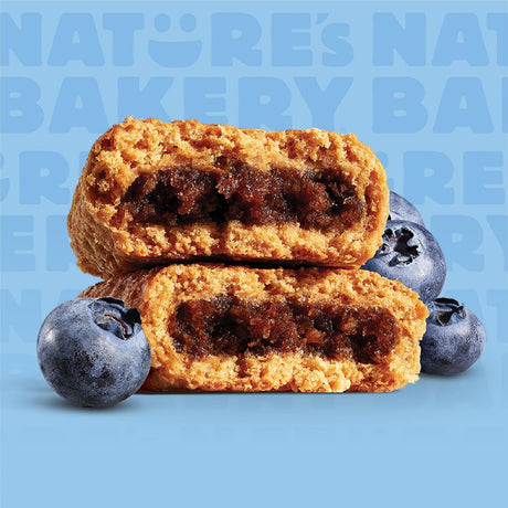 Nature's Bakery Blueberry Fig Bars, Stone Ground Whole Wheat, 2 oz, Pack of 12