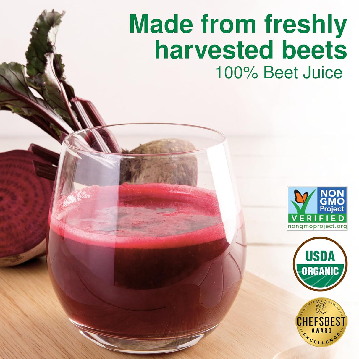 Biotta Organic Beet Juice, 32 fl oz, Pack of 6