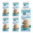 Five boxes of Pamela's Pecan Shortbread Cookies on a white background