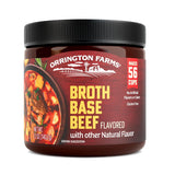 Orrington Farms Broth Base Flavored With Other Natural Flavor - Beef - Case Of 6 - 12 Oz.