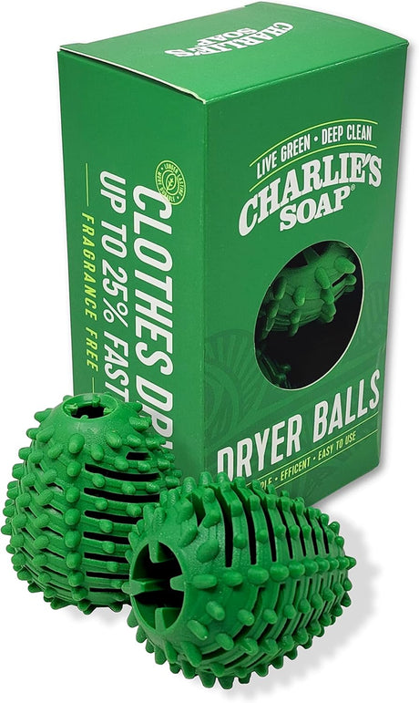 Charlie's Soap Dryer Balls, 2 ct (Pack of 12) - Natural Fabric Softener