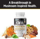 Om Mushroom Superfood: Master Blend Mushroom Capsules (80 Count) - Cozy Farm 