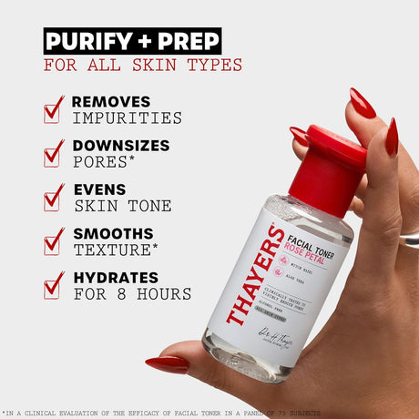Thayers Witch Hazel Rose Petal Hydrating Face Toner for Sensitive Skin, 3 fl oz (Pack of 12)