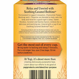 Yogi Bedtime Caramel Herbal Tea, 16 Tea Bags, Case of 6