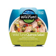 Packaged Wild Planet wild tuna quinoa salad on a white background
