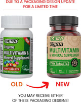 Deva Vegan Multivitamin and Mineral Supplement - 90 Tiny Tablets