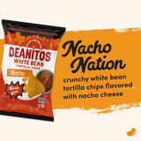 Beanitos White Bean Chips Nacho Nation, 4.5 Oz. Pack of 6
