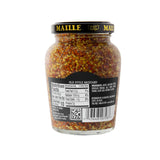 Jar of Maille old style mustard on a white background