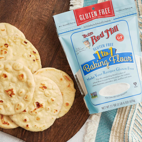 Bob's Red Mill Gluten-Free 1-to-1 Baking Flour, Pack of 4, 22 oz.