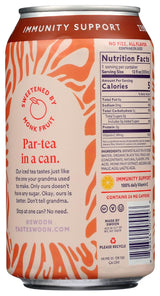Swoon Zero Sugar Peach Iced Tea, 12 fl. oz., Pack of 12
