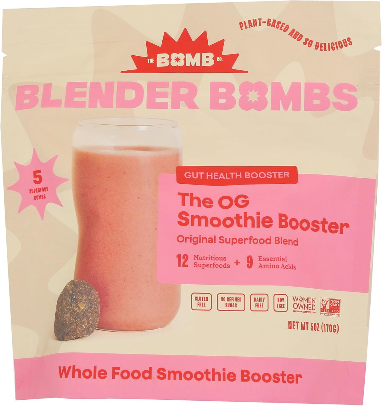 Blender Bombs - Original Smoothie Booster, 5 oz (Each) - Healthy Breakfast Boost