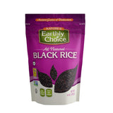 Package of Nature's Earthly Choice All Natural Black Rice on a white background