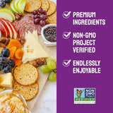 Milton's Everything Crackers | Whole Grain Baked Crackers | Case of 8 (8.4 oz Each)