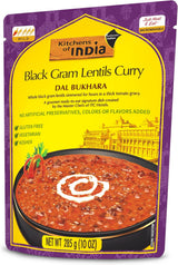 Kitchen of India Dal Bukhara, Black Gram Lentils Curry, 10 oz., Pack of 6