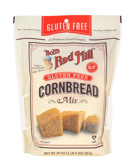 Bob's Red Mill Gluten-Free Cornbread Mix, 20 oz, Pack of 4