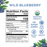 Blume Honey Water  - Organic Wild Blueberry Flavor (Pack of 12-16 Fl Oz) - Cozy Farm 