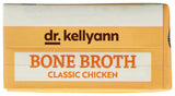 Box of Dr. Kellyann Classic Chicken Bone Broth with wooden texture