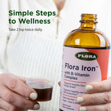 Flora Iron B Vitamin Complex Liquid, 15 Fl. Oz