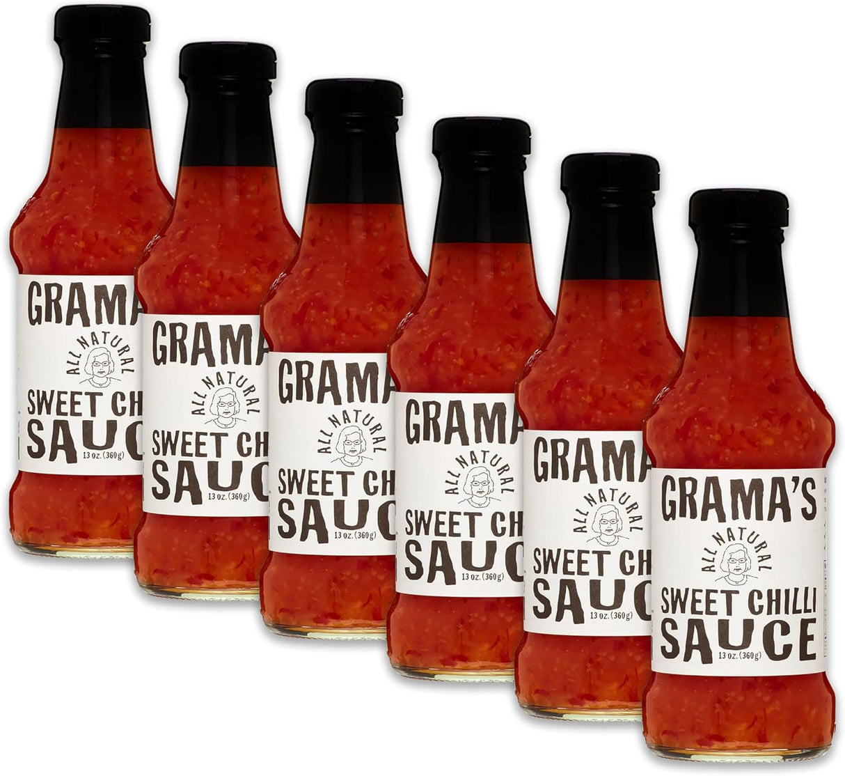Grama's Sweet Chili Sauce, 13 oz., Pack of 6