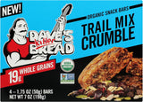 Daves Killer Bread - Organic Trail Mix Crumble Bars, 7 oz (Pack of 6) - Whole Grain Snack