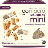 GoMacro Organic Mini Almond Butter Chocolate Chip Bar, 8-Pack (7.2 oz)