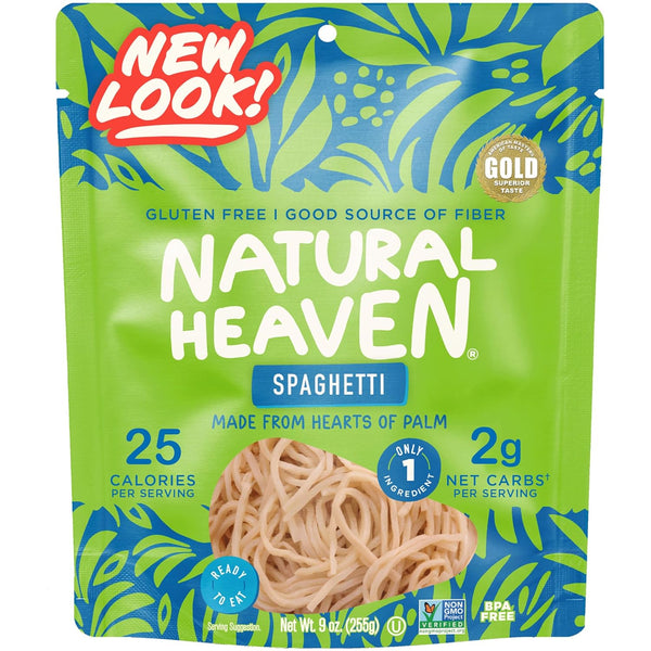 Natural Heaven Hearts of Palm Spaghetti, 9 oz, Pack of 6