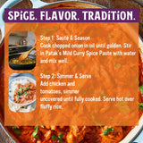 Patak's Mild Curry Spice Paste, Pack of 6, 10 Oz. Jars