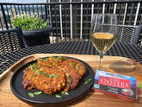 Crown Prince Smoked Oysters with Red Chili Pepper - 3 Oz. (Pack of 18)