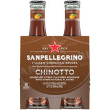 Sanpellegrino Italian Sparkling Drink Chinotto, Sparkling Citrus Beverage, 4 Pack of 6.75 Fl Oz Bottles