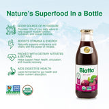 Biotta Organic Beet Juice, 32 fl oz, Pack of 6