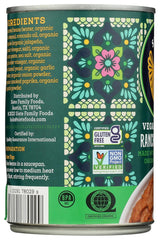 Siete Refried Ranchero Beans, Organic, Case of 12, 16 oz Cans