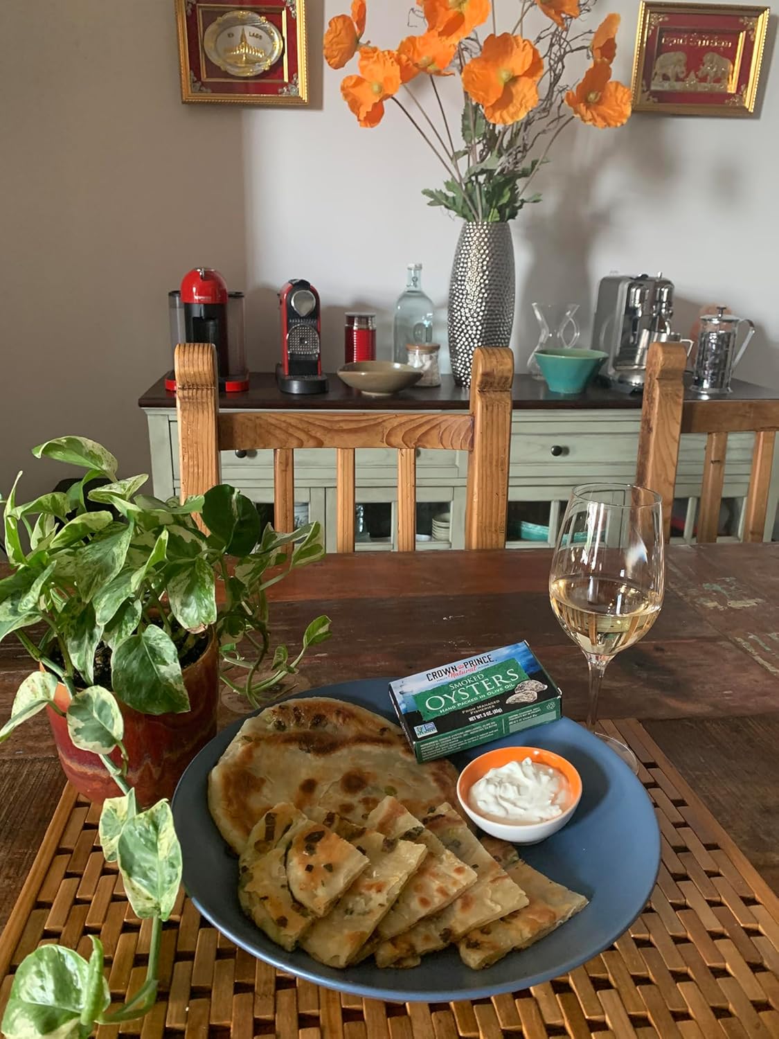 Crown Prince Naturally Smoked Oysters in Pure Olive Oil, 3 oz, Case of 18