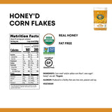 Nature's Path Organic Honey'd Corn Flakes, 6 x 26.4 Oz. - Sweetened with Honey - Cozy Farm 