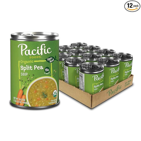 Pacific Foods 豌豆汤 (12 包 - 16.5 盎司)