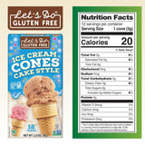 Let's Do Ice Cream Cones, Cake Style, Pack of 12, 1.2 Oz Each