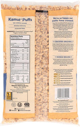 Nature's Path Organic Kamut Puffs Cereal, 6 Oz., Case of 12 – Whole Grain, Vegan, Non-GMO, Kosher