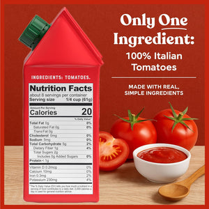 Pomi Italian Tomato Sauce, Case of 12 - 17.64 fl oz Cans