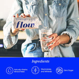 Flow Alkaline Spring Water, 1 Liter, Pack of 6