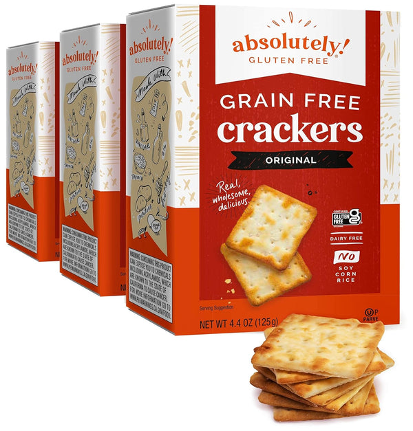 Absolutely Gluten Free Original Crackers, 12 Pack - 4.4 Oz. Per Pack