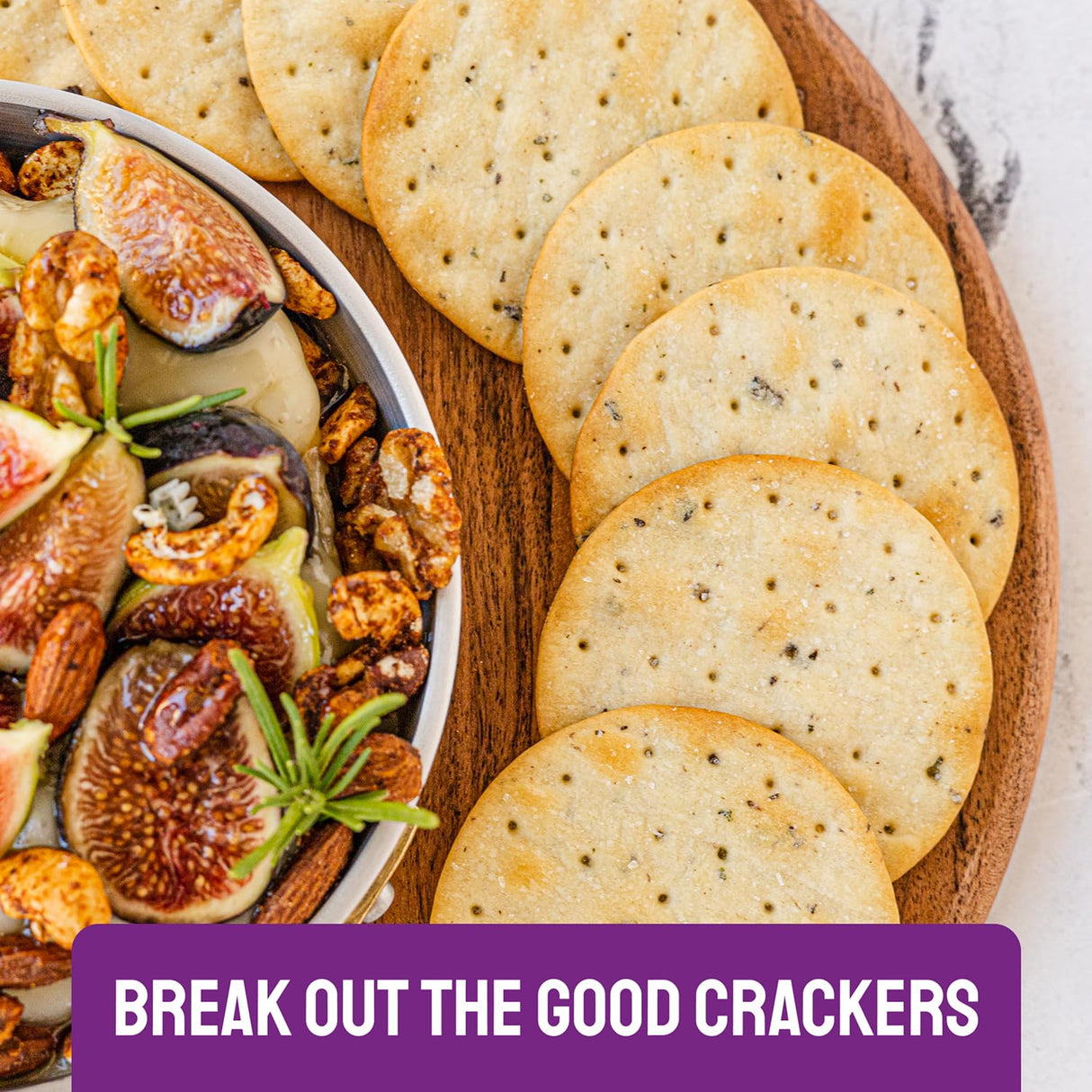 Milton's Everything Crackers | Whole Grain Baked Crackers | Case of 8 (8.4 oz Each)