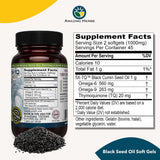 Amazing Herbs Black Seed Oil Softgels – Cold-Pressed Nigella Sativa  500 mg (Pack of 3)