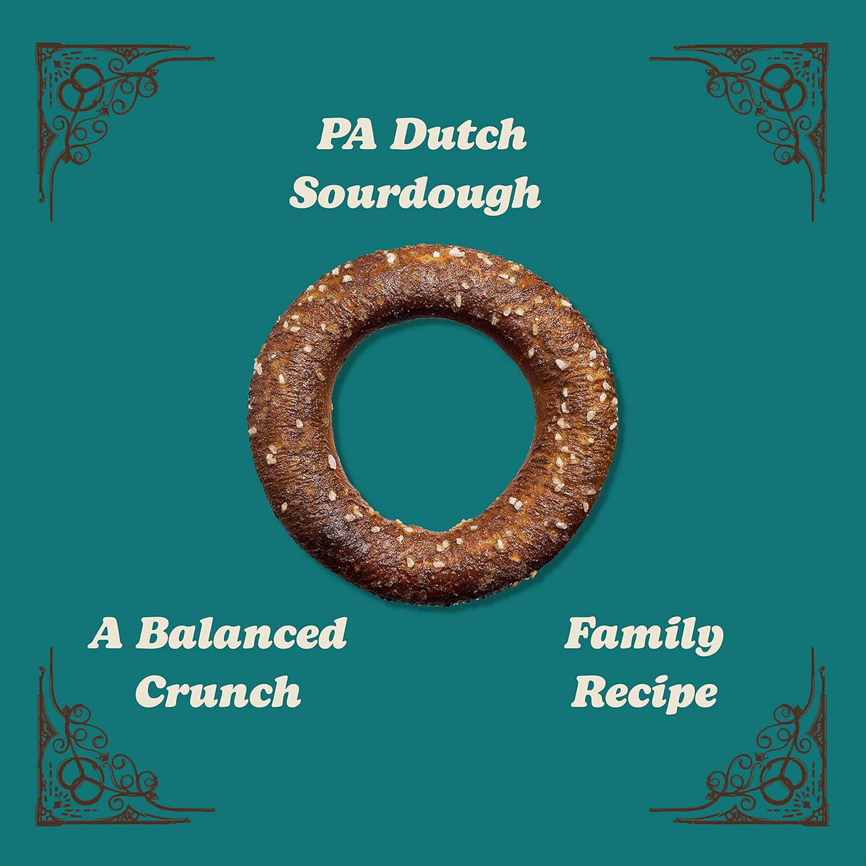 Unique Pretzel Rings, Sourdough Craft Beer Flavor, 12-Pack (11 oz)