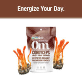 Om Mushroom Superfood Organic Cordyceps Mushroom Powder, 3.5 Oz - Cozy Farm 