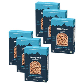Patagonia Provisions - Organic Fusilli Pasta, 12 oz (Pack of 6) - USA Made