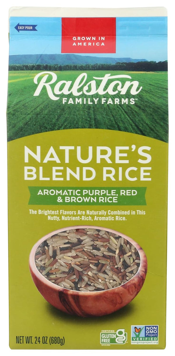 Ralston Family Farms Rice Nature's Blend, 24 oz. Bags, Case of 6