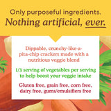 Simple Mills Mediterranean Herb Pita Crackers, Grain-Free, Gluten-Free, Case of 6 (4.25 oz)