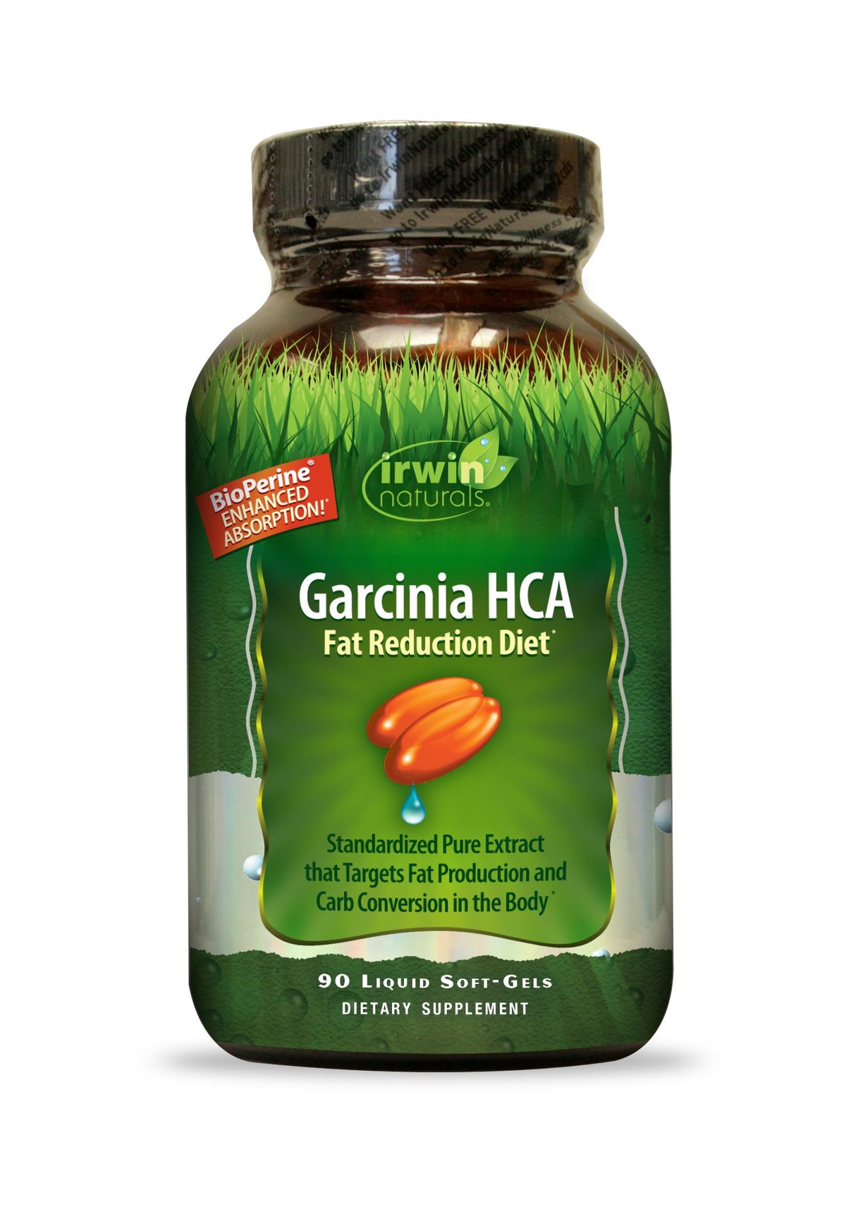 Irwin Naturals Garcinia HCA Fat Reduction Diet, 90 Softgels - Weight Management Support