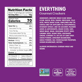 Milton's Everything Crackers | Whole Grain Baked Crackers | Case of 8 (8.4 oz Each)