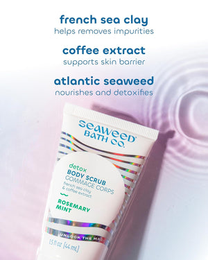 The Seaweed Bath Co. Detox Exfoliating Awaken Scrub, 6 Fl Oz